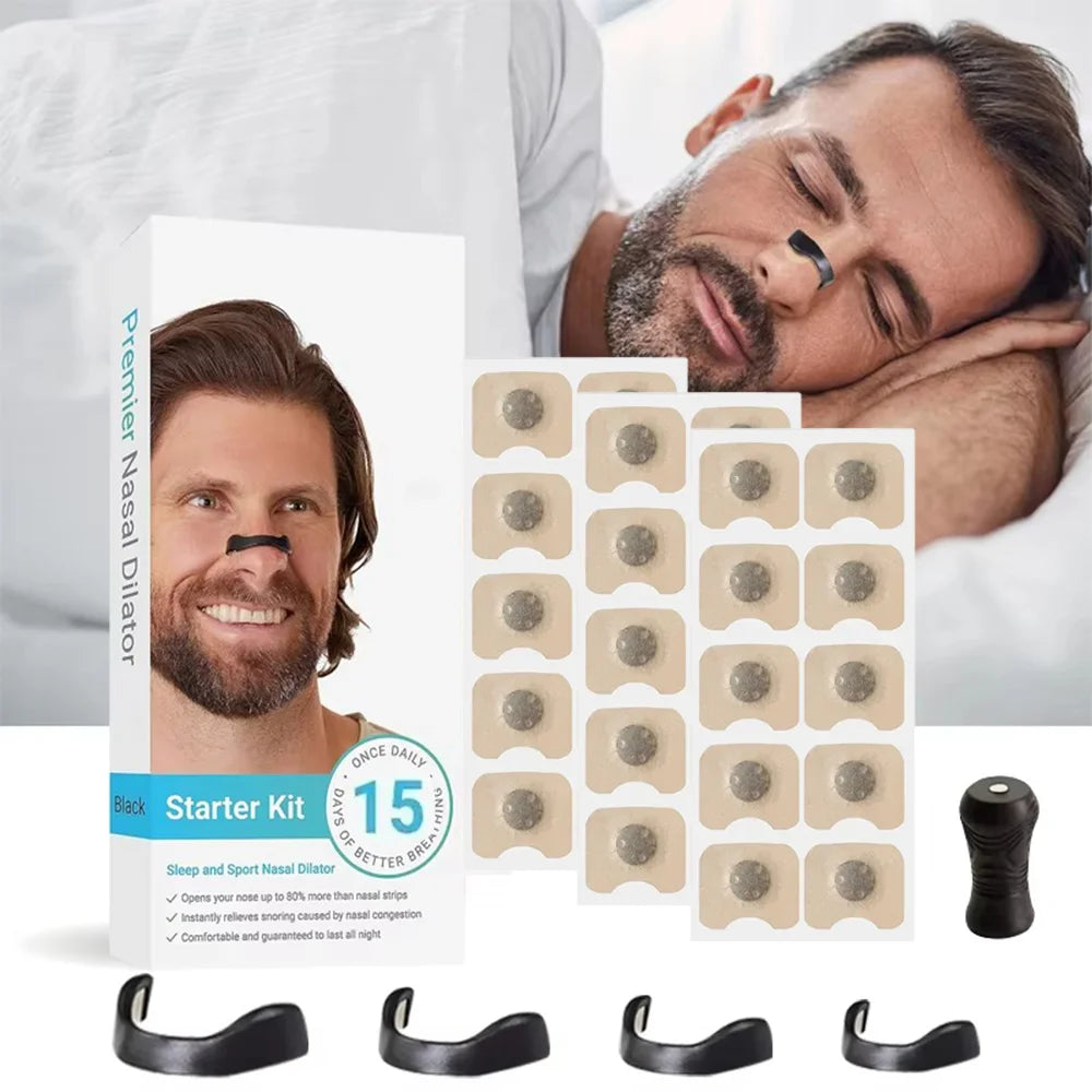 Magnetic Nose Strips Intake Breathing Anti-Snoring Nose Clip Nasal